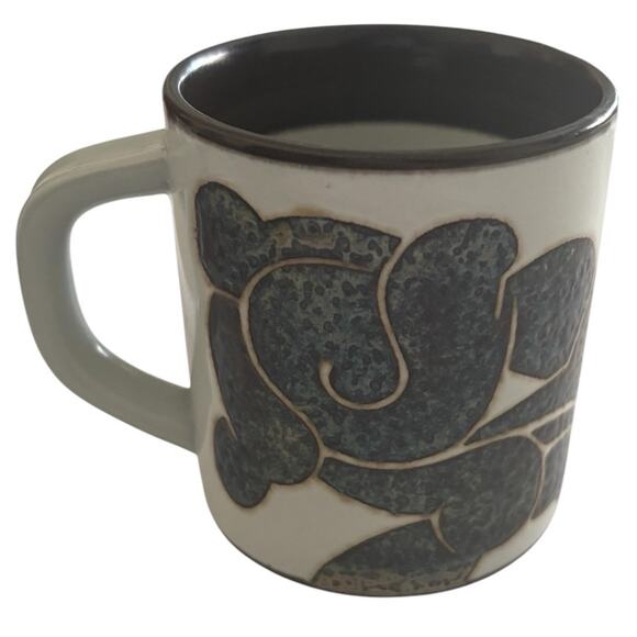 Royal Copenhagen Fajance Annual Dated Coffee Mug 3" Artisan Design Denmark 1971 - Picture 2 of 7